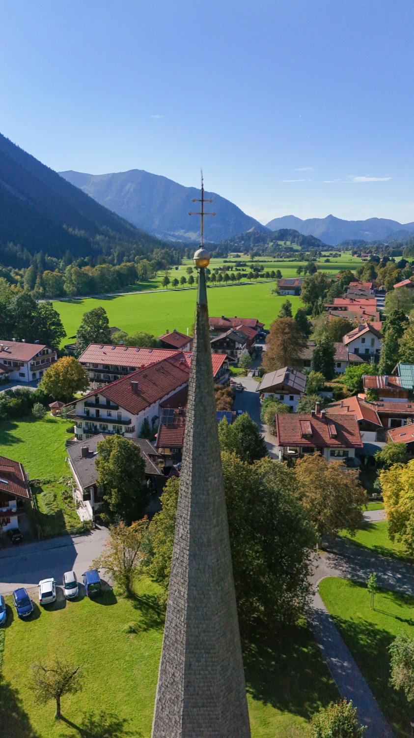 Blick über Bayrischzell
