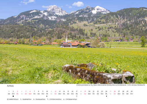 Bayrischzell Monatskalender 2026 – Bild 11
