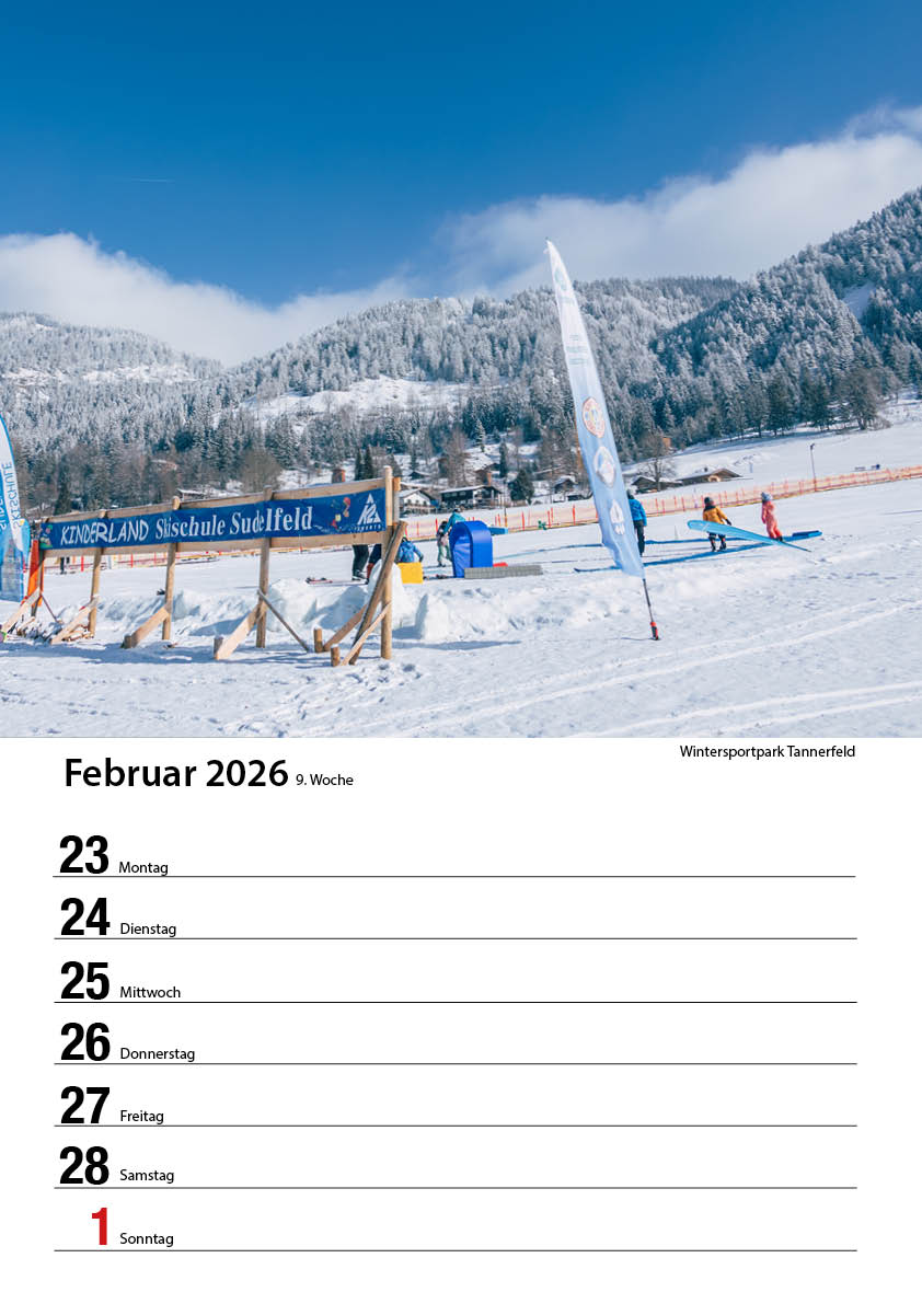 Bayrischzell Wochenkalender 2026 (Limited Edition) – Bild 11