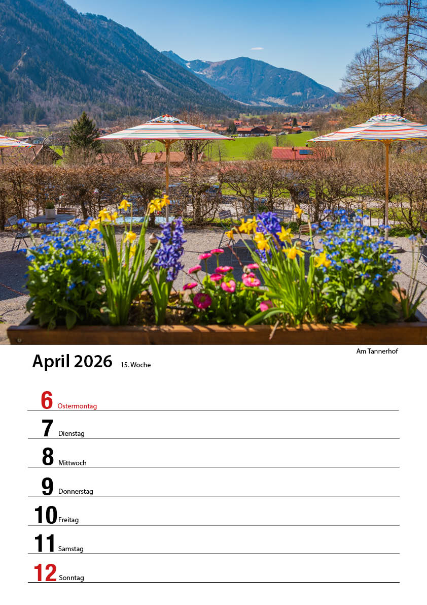 Bayrischzell Wochenkalender 2026 (Limited Edition) – Bild 17