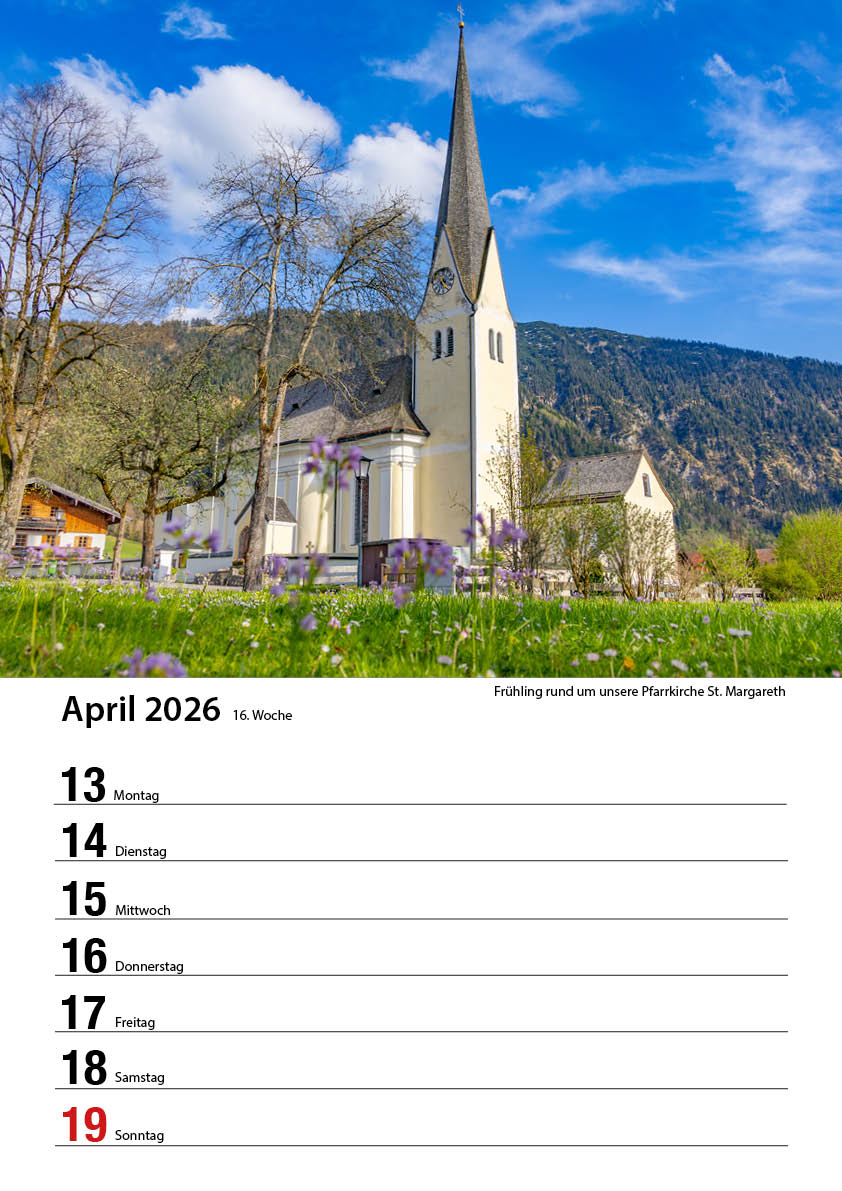 Bayrischzell Wochenkalender 2026 (Limited Edition) – Bild 18