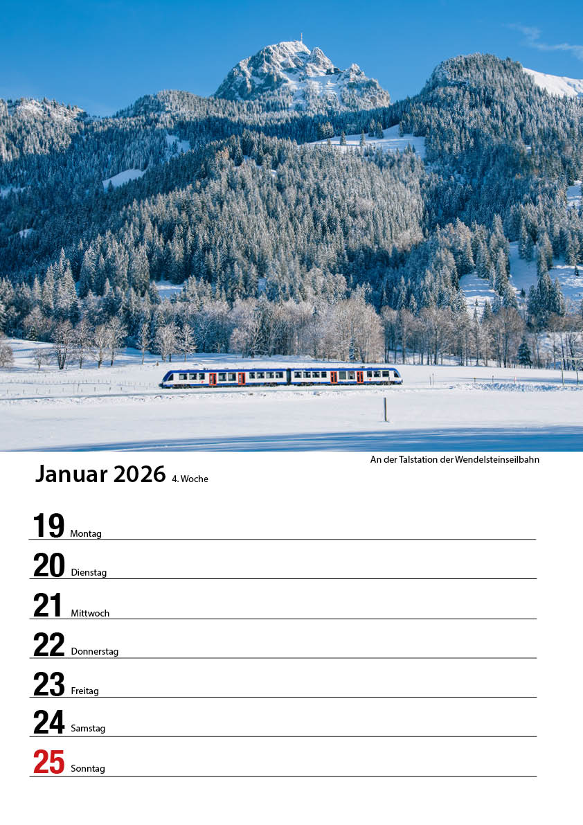 Bayrischzell Wochenkalender 2026 (Limited Edition) – Bild 6