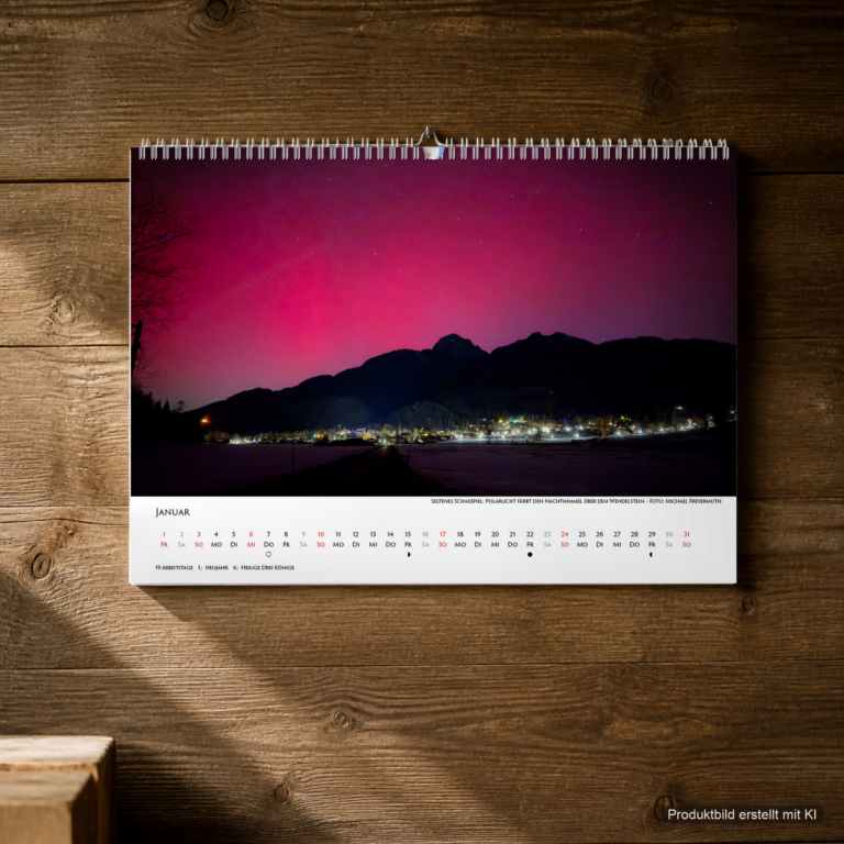 Januar, Motiv aus dem Bayrischzell Monatskalender 2027 Fotoedition