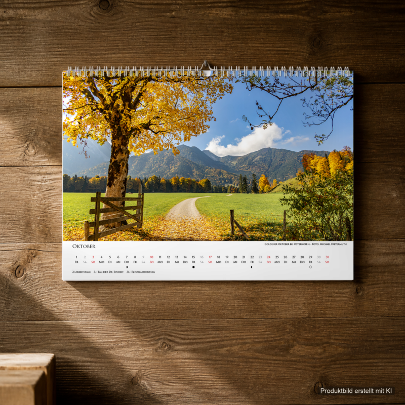 Ein Motiv aus dem Bayrischzeller Fotokalender