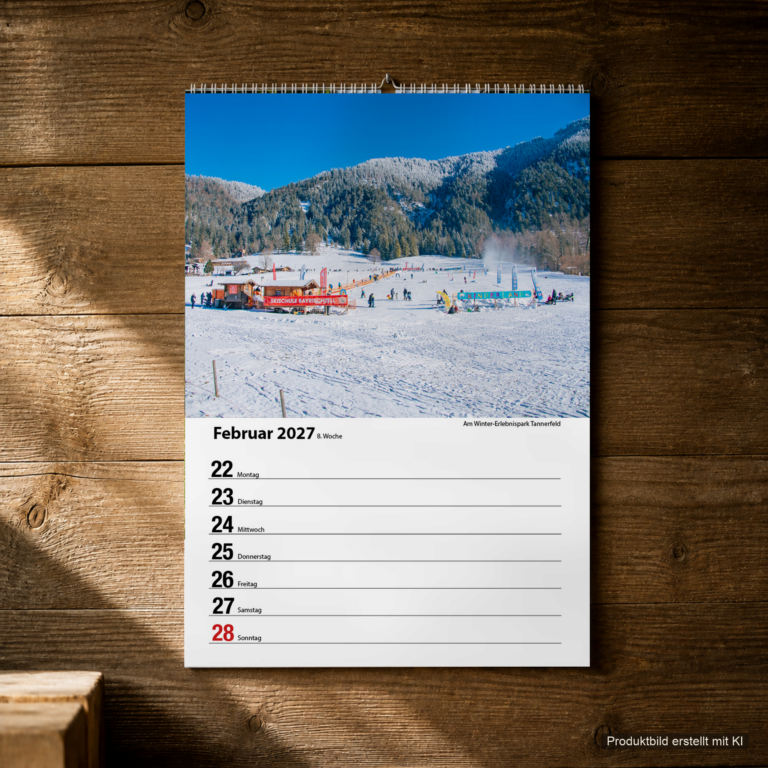 Woche 08, Motiv aus dem Bayrischzell Wochenkalender 2027 Fotoedition