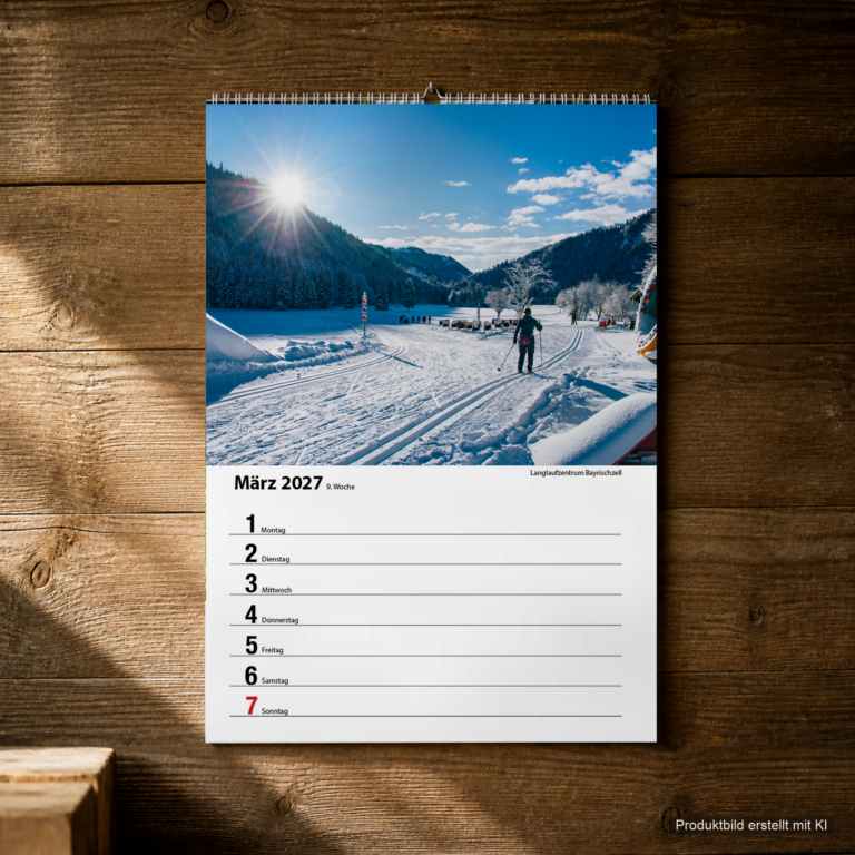 Woche 09, Motiv aus dem Bayrischzell Wochenkalender 2027 Fotoedition