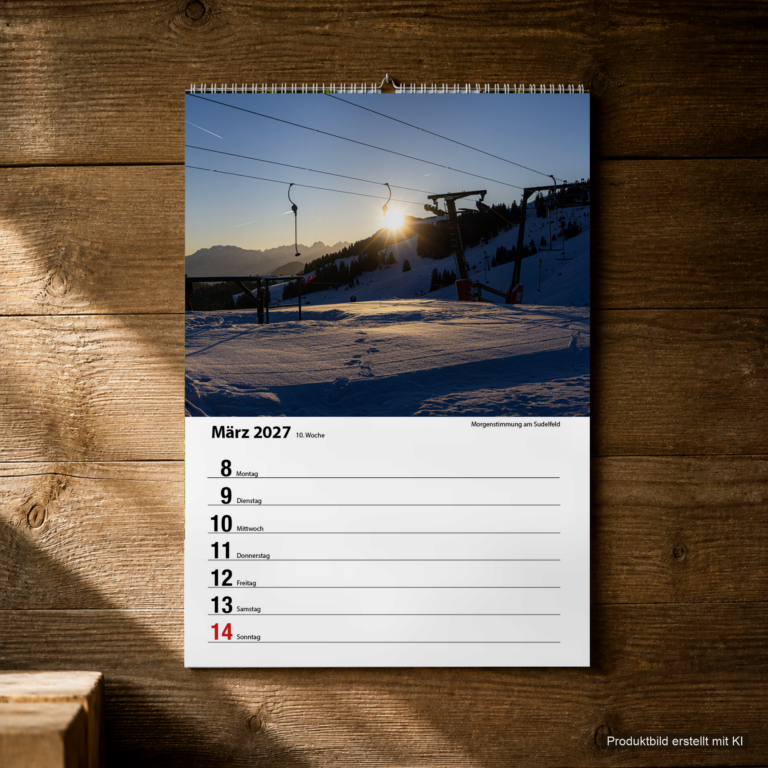 Woche 10, Motiv aus dem Bayrischzell Wochenkalender 2027 Fotoedition