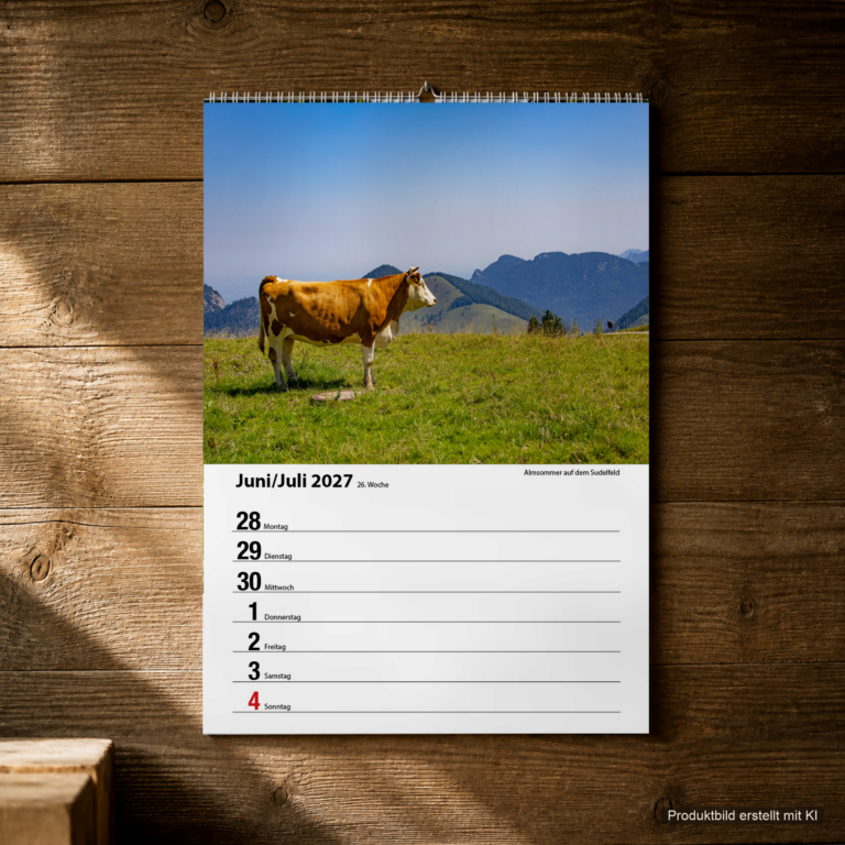 Woche 26, Motiv aus dem Bayrischzell Wochenkalender 2027 Fotoedition
