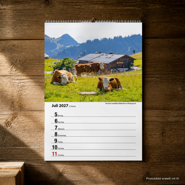 Woche 27, Motiv aus dem Bayrischzell Wochenkalender 2027 Fotoedition
