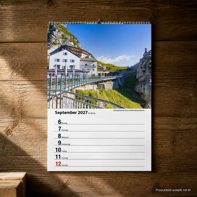 Woche 36, Motiv aus dem Bayrischzell Wochenkalender 2027 Fotoedition