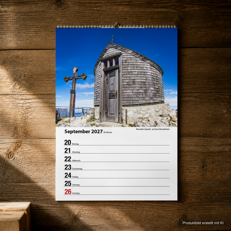 Woche 38, Motiv aus dem Bayrischzell Wochenkalender 2027 Fotoedition