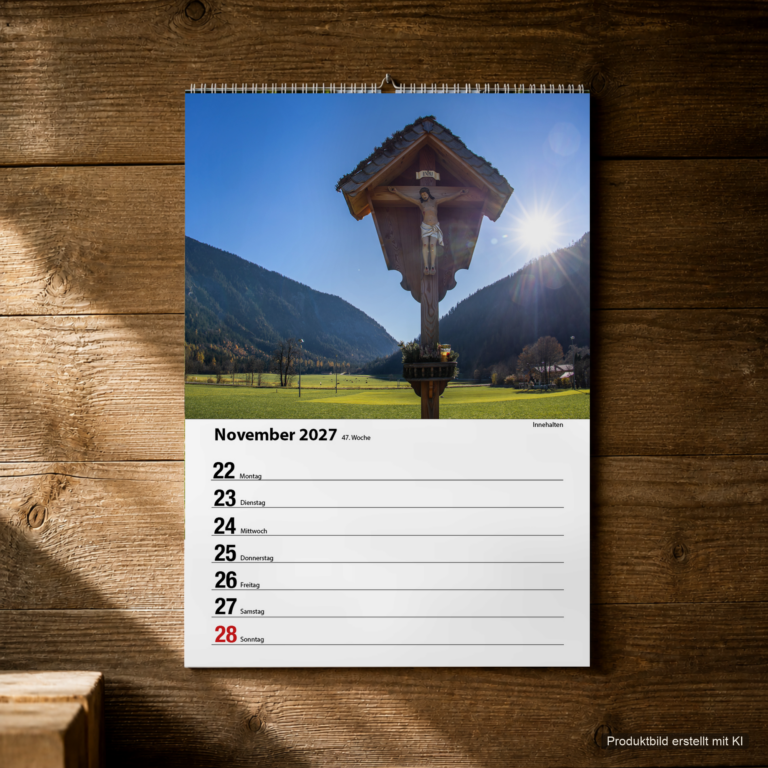 Woche 47, Motiv aus dem Bayrischzell Wochenkalender 2027 Fotoedition