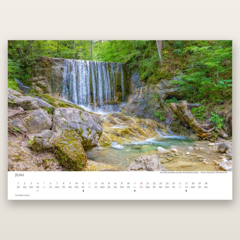 Juni, Motiv aus dem Bayrischzell Monatskalender 2027 Fotoedition