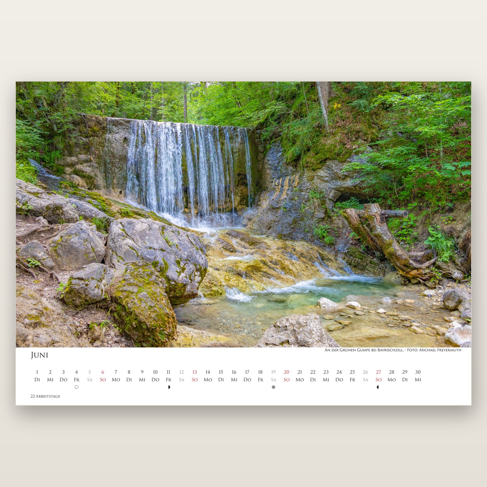 Juni aus dem Bayrischzell Monatskalender 2027