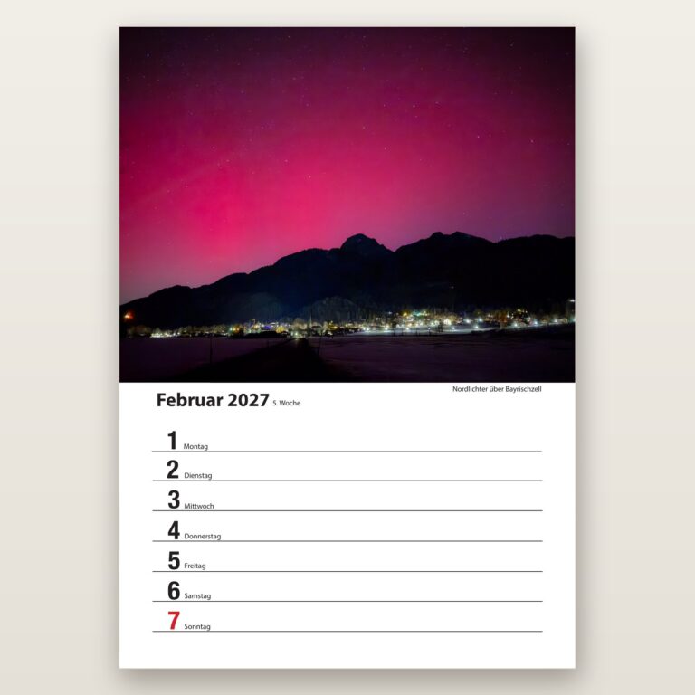 Woche 05, Motiv aus dem Bayrischzell Wochenkalender 2027 Fotoedition