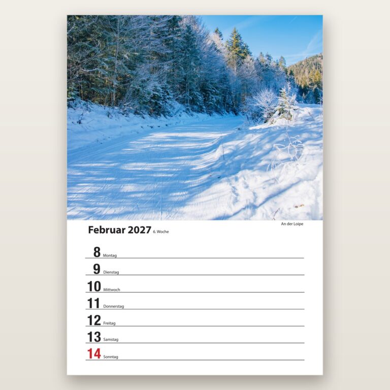 Woche 06, Motiv aus dem Bayrischzell Wochenkalender 2027 Fotoedition