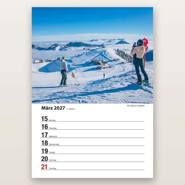Woche 11, Motiv aus dem Bayrischzell Wochenkalender 2027 Fotoedition