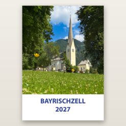 Titelblatt des Bayrischzell Wochenkalenders 2027